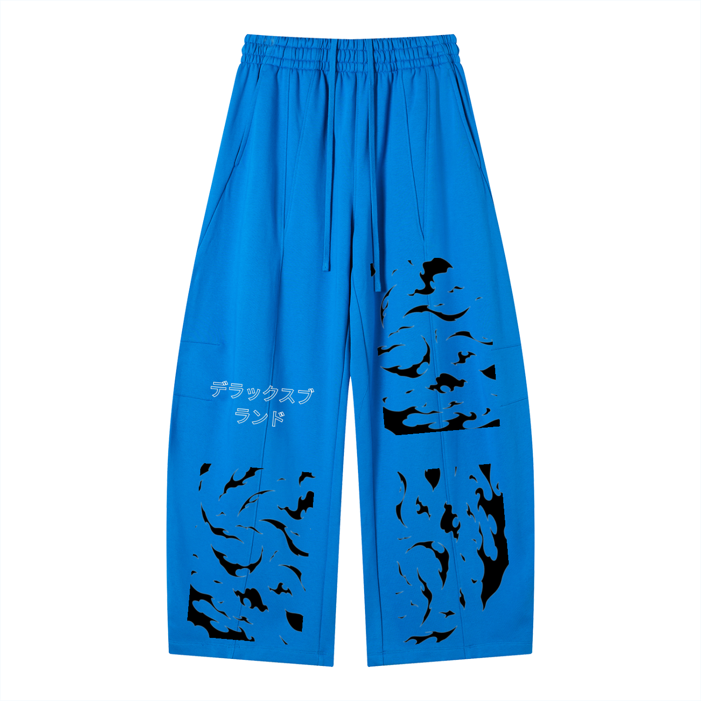 Heavyweight Wide Leg Panel Sweatpants