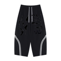 Unisex Wide Leg Piping Sweatpants