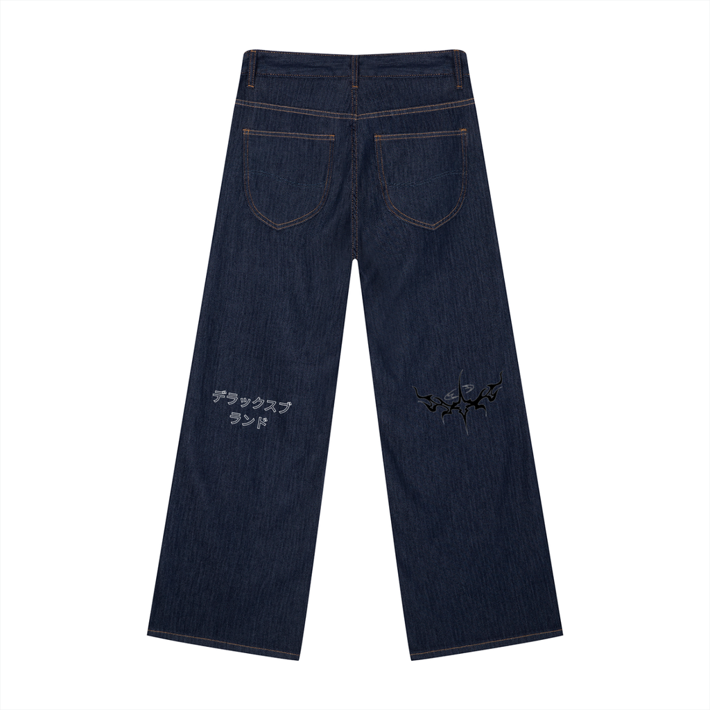 Men's Loose Fit Wide Leg Jeans