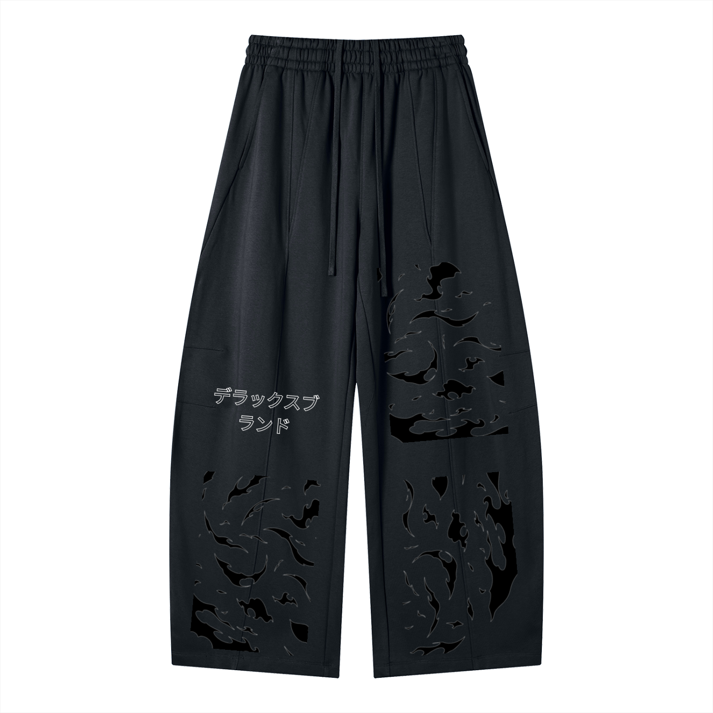 Heavyweight Wide Leg Panel Sweatpants
