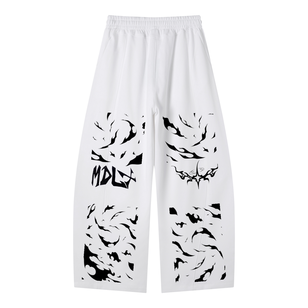 Heavyweight Wide Leg Panel Sweatpants