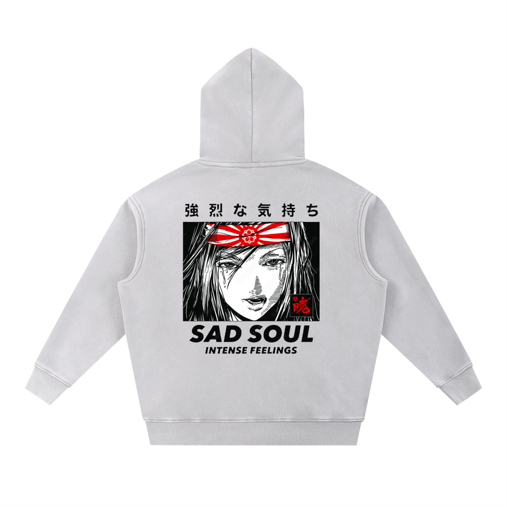 Snow Wash Fleece Oversize Hoodie