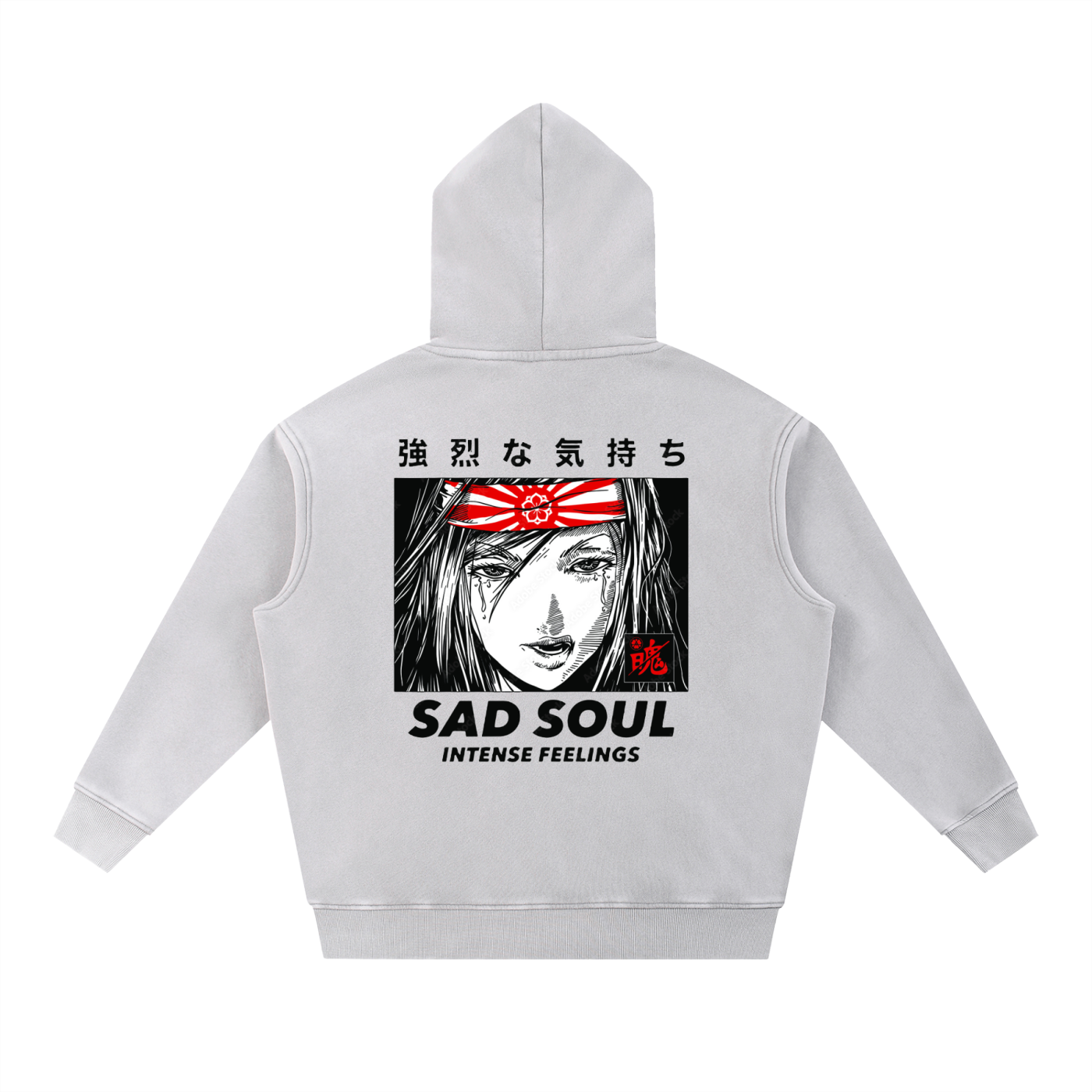 Snow Wash Fleece Oversize Hoodie