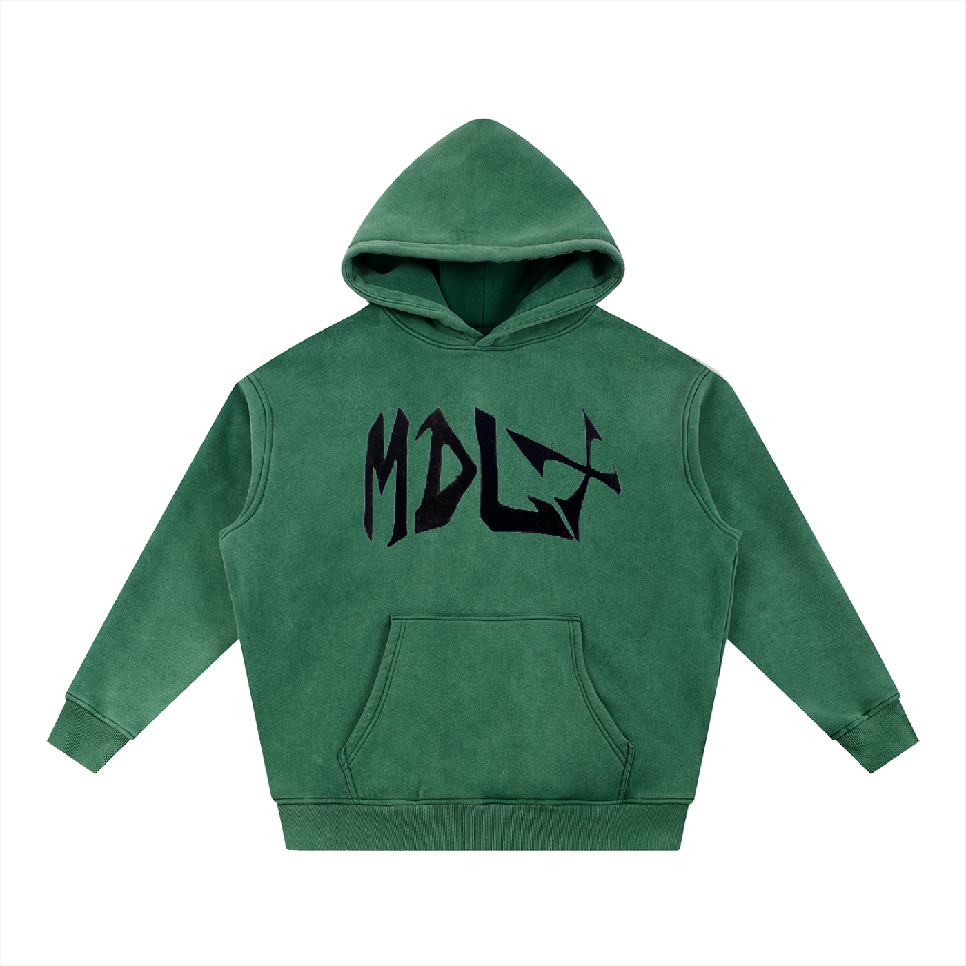 Snow Wash Fleece Oversize Hoodie