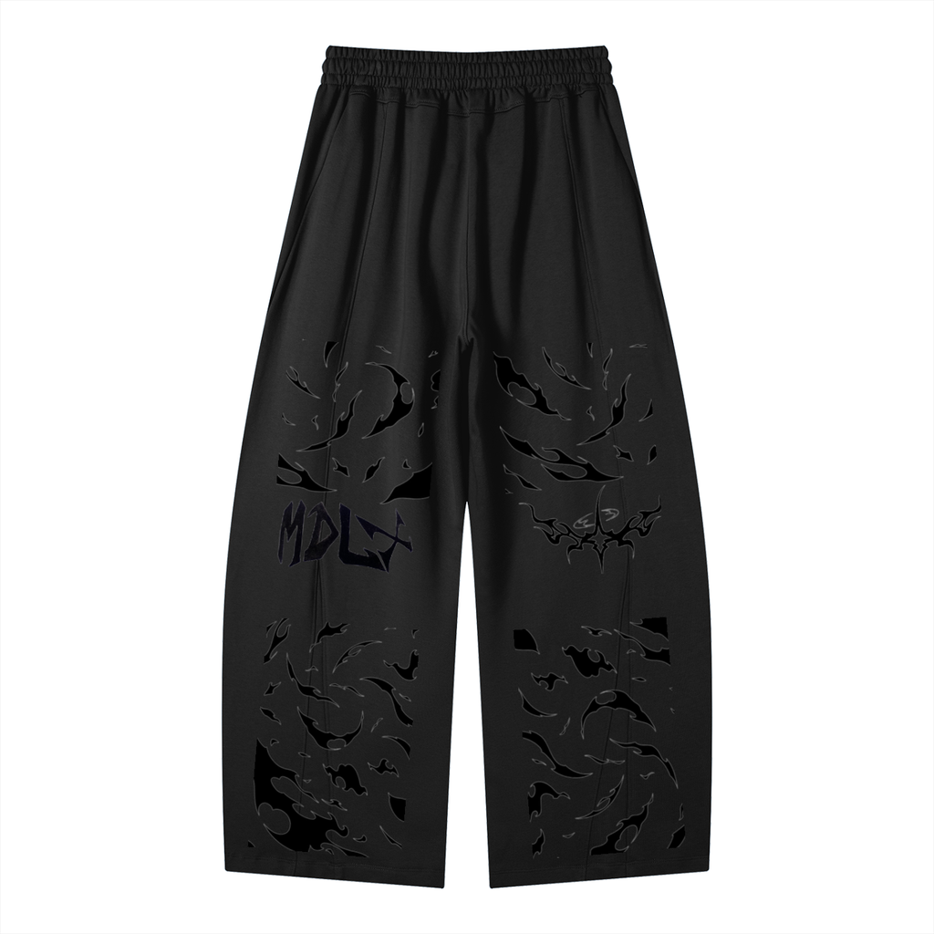 Heavyweight Wide Leg Panel Sweatpants