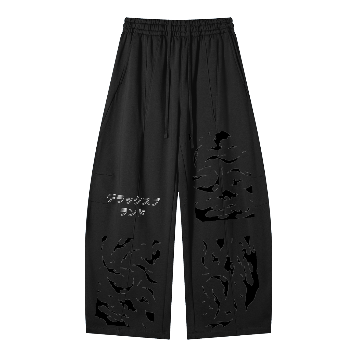 Heavyweight Wide Leg Panel Sweatpants
