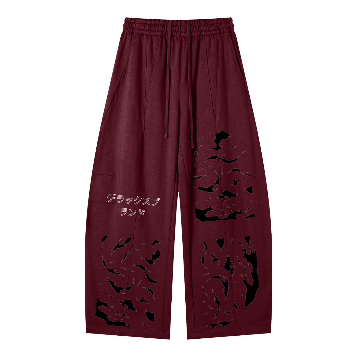 Heavyweight Wide Leg Panel Sweatpants