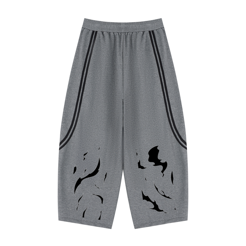Unisex Wide Leg Piping Sweatpants