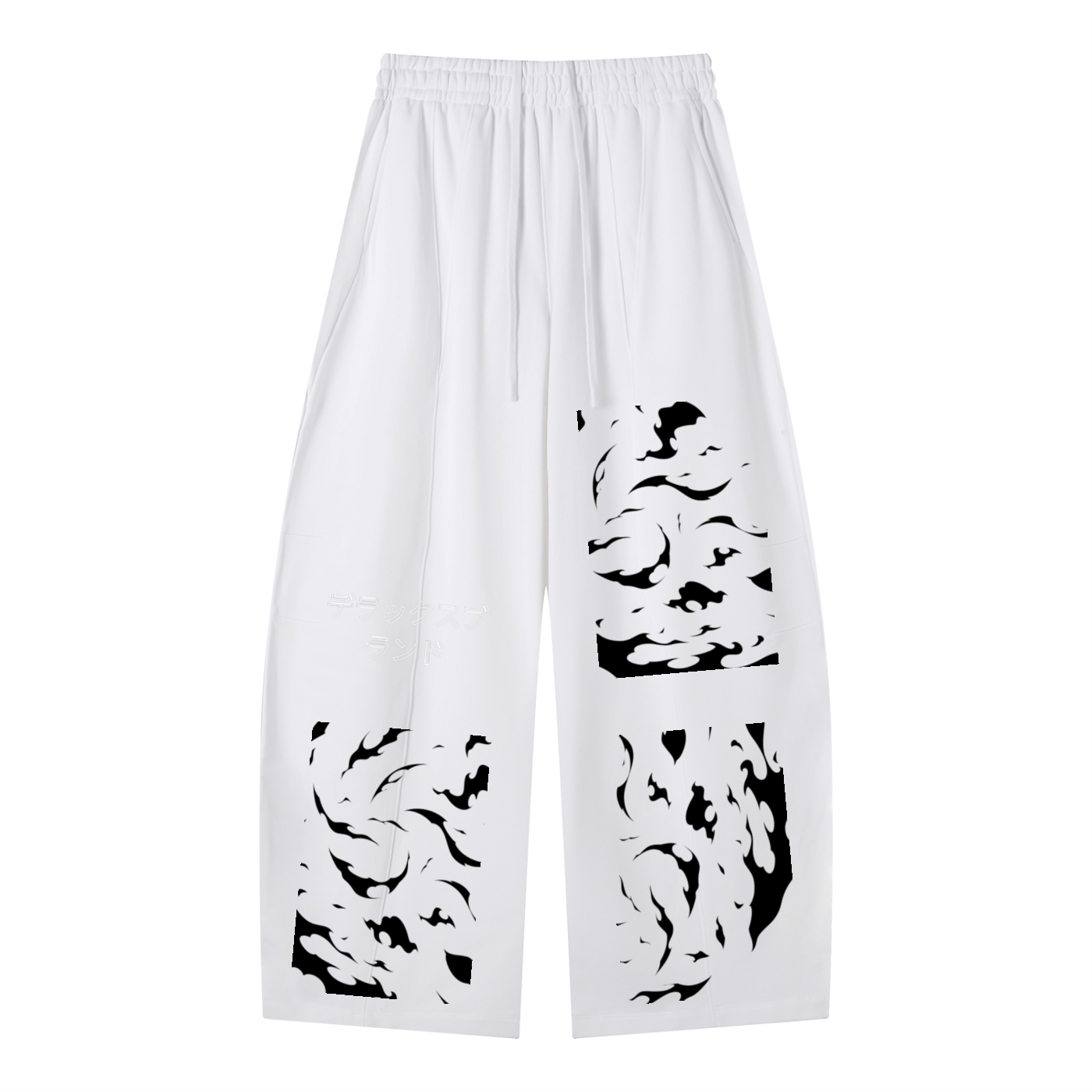Heavyweight Wide Leg Panel Sweatpants