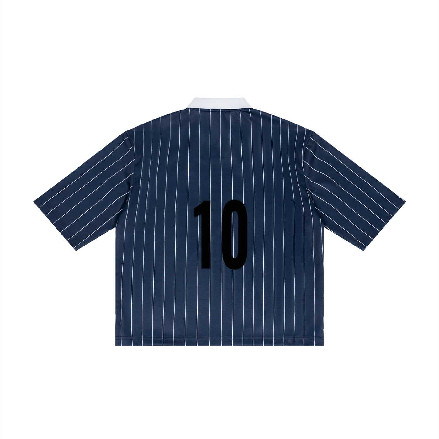 Unisex Pinstripe Collared Soccer Jersey