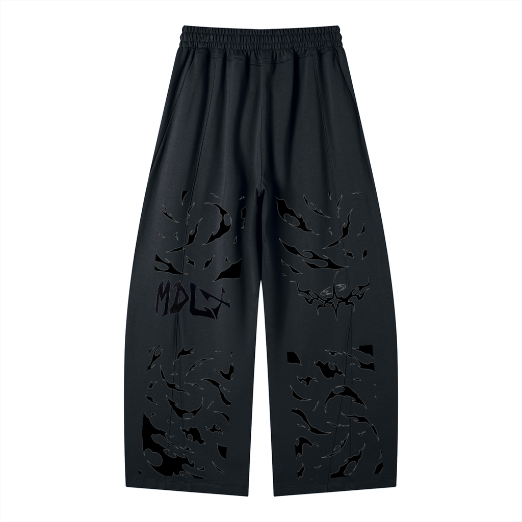 Heavyweight Wide Leg Panel Sweatpants