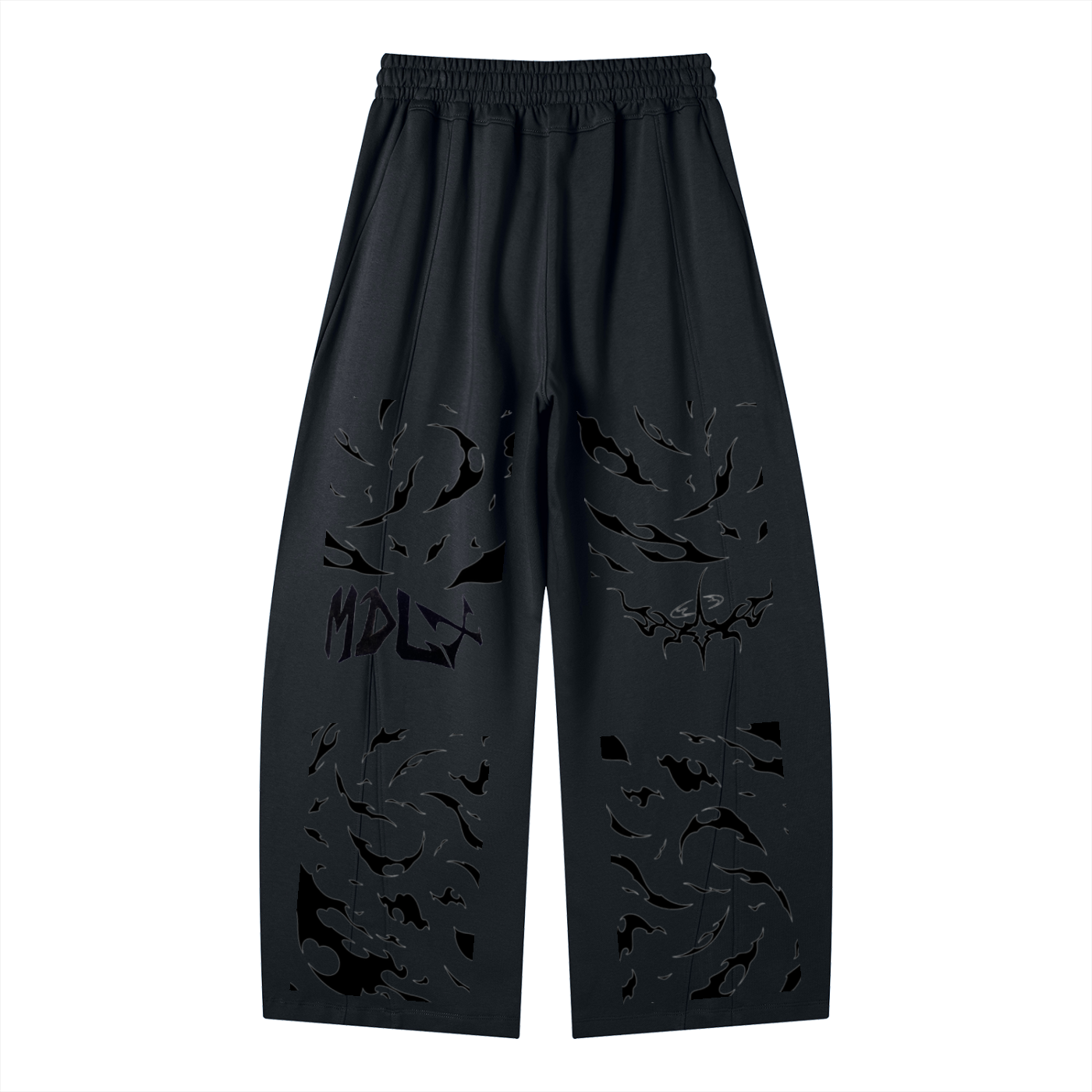 Heavyweight Wide Leg Panel Sweatpants