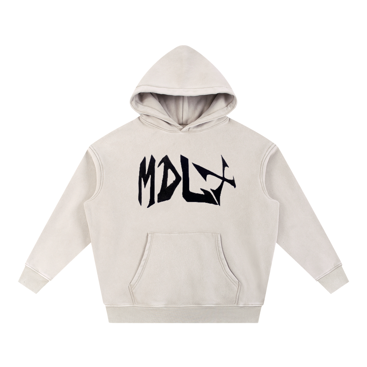 Snow Wash Fleece Oversize Hoodie