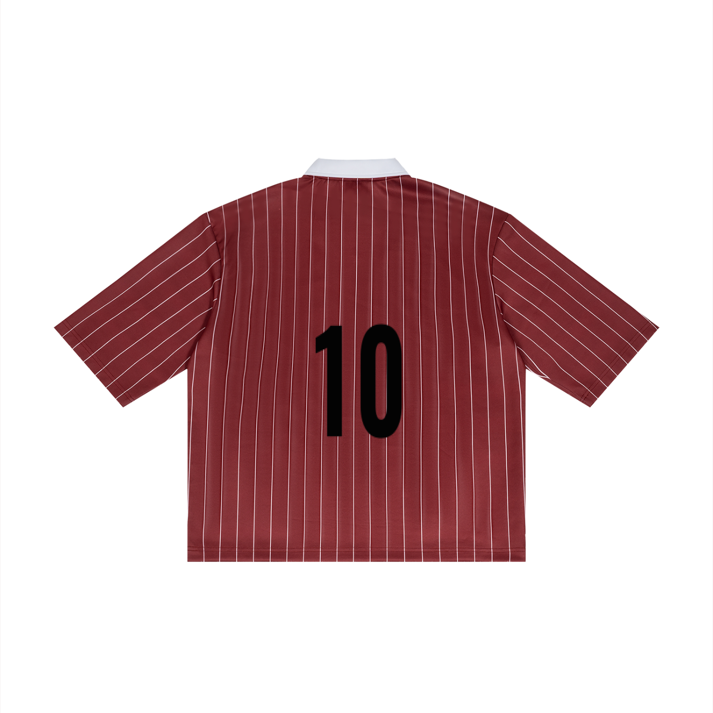 Unisex Pinstripe Collared Soccer Jersey